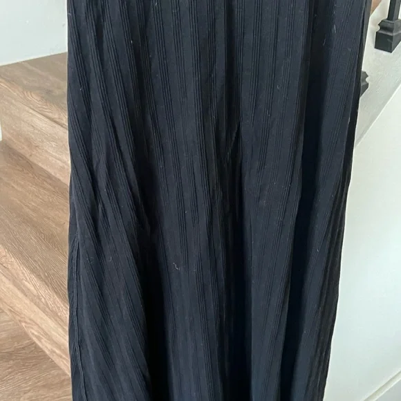 Toteme Irregular Rib Bustier Midi Dress black size xl - Picture 8 of 11